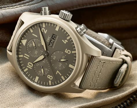 iwc pilot chronograph top gun mojave desert|iwc mojave desert.